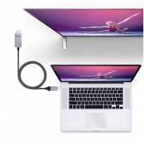 Cabo conversor USB-C macho para DisplayPort macho 1.8m