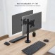 TooQ DB1132TN-B Suporte de mesa para 2 monitores de 17" - 32" preto