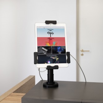 Suporte de Mesa/Parede Profissional para Tablet 7.9 "- 10.5" com Antirroubo, Preto Suporte de Mesa/Parede Profissional para Tablet 7.9 "- 10.5" com Antirroubo, Preto