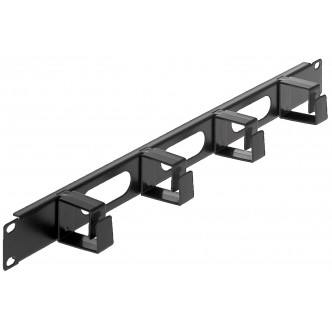 Intellinet 711050 Painel passa cabos de 4 argolas curtas 1U