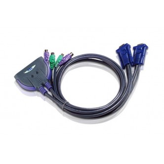Aten CS62S KVM VGA 2 portas PS/2