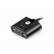 Aten US224 Switch de partilha USB de 4 portas USB a 2 postos
