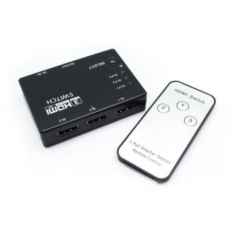 Data switch HDMI 3x1 com comando
