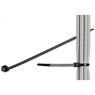 Abraçadeira 200 x 2.5 mm preta 100 un.