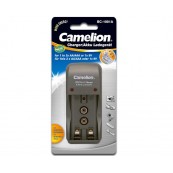 Camelion BC-1001A Mini carregador de pilhas 2xAA/AAA e 1x9V 