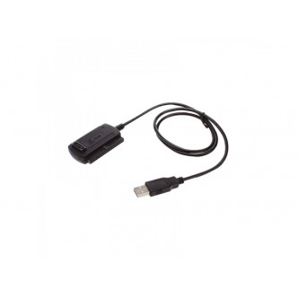 Adaptador USB para discos SATA e IDE 2.5/3.5" com alimentação
