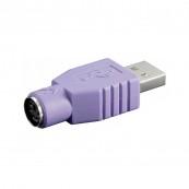 Adaptador USB macho a PS/2 6 pinos fêmea