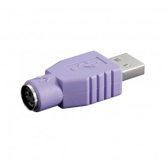 Adaptador USB macho a PS/2 6 pinos fêmea