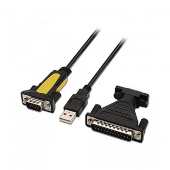 Nanocable 10.03.0002 Conversor USB 2.0 para porta série RS-232 DB9 / DB25 1.80 m