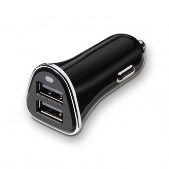 TooQ TQCC-2002 Carregador de isqueiro 2 x USB 3.4A AI-Tech preto