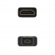 Nanocable 10.15.1206 Adaptador micro HDMI a HDMI fêmea