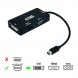 Nanocable 10.16.3302-BK Conversor Mini DisplayPort a VGA/DVI/HDMI 15 cm