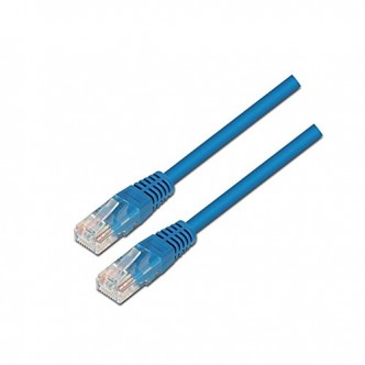 Nanocable Cabo de rede RJ45 CAT.6 UTP AWG24 100% cobre azul