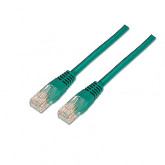 Nanocable Cabo de rede RJ45 CAT.6 UTP AWG24 100% cobre verde
