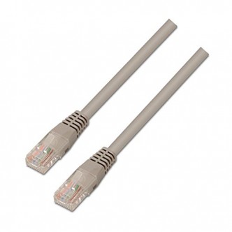 Nanocable Cabo de rede RJ45 CAT.6 UTP AWG24 LSZH 100% cobre cinzento