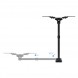TooQ LP2142TNL-B Suporte com rotação e inclinável para TVs LED, LCD ou Plasma de 13" a 42" preto