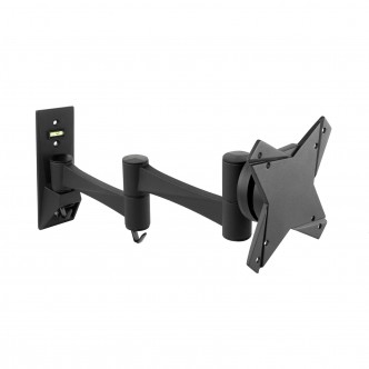TooQ LP2323TN-B Suporte com rotação e inclinável para TVs LED, LCD ou Plasma de 13" a 27" preto
