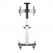 TooQ FS1870M-B Suporte de chão em alumínio com bandeja e rodas para TV/monitor de 37" a 70"