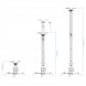 TooQ PJ2012T-W Suporte de teto inclinável e extensível para projector branco