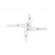 TooQ PJ2012T-W Suporte de teto inclinável e extensível para projector branco