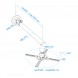 TooQ PJ4017WTN-B Suporte de parede com rotação e inclinável para projector preto