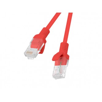 Lanberg Cabo de rede CAT6 UTP CCA vermelho