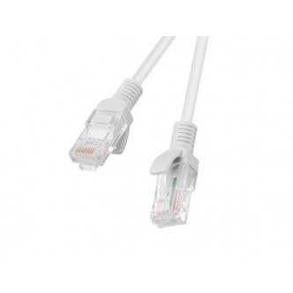 Lanberg Cabo de rede CAT6 UTP CCA cinza 1 m (pack 10)